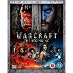 Warcraft: The Beginning (Blu-ray 3D + Blu-ray + Digital Download) [2016]